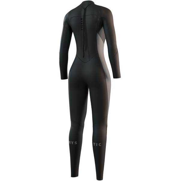 Mystic 4/3mm Back Zip 2025 Haven Våddragt Til Kvinder 35000.250049 - Black